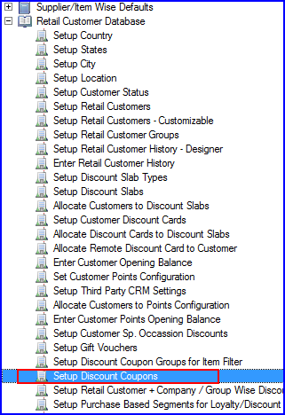 Set Discount Coupons